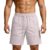 Shorts for Men’s Elastic Drawstring Waist Curved Zipper Side Pocket Lightweight Outdoor Walking Cargo Short Pants Beige