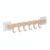 Shower Caddy Adhesive Wall Mount, 13.6 Inch Wide No-Drill Bathroom Storage Rack for Tile and Glass, Durable PP Plastic Organizer (1 Pack)
