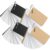 SHOWERORO 4pcs DIY Flashcards Set with Binder Rings, Smooth Writing Paper Memory Cards for Students, Simple Style English Words Cards for Travel Diaries and Creative Writing