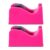 SHOWERORO Desktop Tape Dispenser Modern Tabletop 2pcs for Office and Craft Supplies with Refillable Design and Non-Skid Base, Precise Cutting Performance, Accommodates 1″ and 3″ Core Rolls