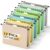 SHUTEX Plastic Hanging File Folder, 12 Pack, Letter Size, Pastel Colors