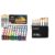 Shuttle Art Acrylic Paint and PaintBrush Bundle, 50 Colors Acrylic Paint and 12 PCS Brush with Case