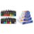 Shuttle Art Acrylic Painting Bundle, Set for 18 Colors Acrylic Paint Pouch (120ml/4oz) + 52 Multi Pack Painting Canvas Panels