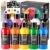 Shuttle Art Fabric Paint, 10 Colors Permanent Soft Fabric Paint in Bottles (120ml/4oz) with Brushes, Palette, Stencils, Non-Toxic Textile Paint for T-Shirts, Shoes, Jeans, Bags, DIY Projects&Art