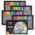 Shuttle Art Fineliner Pens, 100 Colors 0.38mm Fineliner Color Pen Set Fine Line Drawing Pen Fine Point Markers Perfect for Adult Coloring Books Drawing and Journal Art Projects