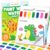 Shuttle Art Paint with Water Coloring Book for Kids, 25 Animals Themed Pages with 2 Brushes, Mess-Free Watercolor Paint Set, Travel-Friendly Art Craft Gift for Toddlers, Birthday Christmas Gift