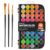 Shuttle Art Watercolor Paint Set, 48 Colors Watercolor Paint Pan Set with 3 Paint Brushes for Beginners, Artists, Kids & Adults for Painting, Journaling, Calligraphy Practice