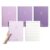 SHYYOULQE Of 4 Softcover Notebook 80 Pages Thread, Cheese grapes