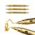 SHYYOULQE Professional Drawing Sketching Markers Supply Set, Gold