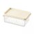 SiaBiced Fridge Organizer Bins Refrigerator Organizer Containers Storage Box with Lids PET Thick Stackable for Food Suitable for Kitchen Fridge Freezer Pantry