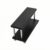 SiaBiced Small Shelf Two Tier Tabletop Organizer Countertop Rack Vanity Stand with Adjustable Feet and Metal Frame Suitable for Home Storage Office, Black, Large