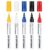Sibba Fine Tip Paint Pens for Metal, Oil Based Markers, 5 Colors Dual Permanent Markers Plastic, Golf Club Paint, Red Pen Car Pens, Automotive Wood, Rock, Glass, Ceramics