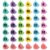 SICOHOME Line up Spots for Classroom Floor – 42Pcs Floor Numbers for Classroom Lining up Number Stickers for Back to School Kindergarten Preschool Elementary Supplies