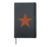 Sienna Star on Multiple Colours Hardcover Journal, Black