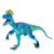 SIENON Dinosaur Toys for Kids, 8 Inch Scary Monster Dino Figure with Movable Jaw and Front Arms, Realistic Blue Raptor Toy Plastic Dinosaur Figurine for Dino Party Cake Topper Decorations