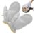 siewaa Silver Wire Scrub Kitchen Dishwashing Gloves, Waterproof，1 Pairs