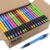 Sikao Pens Bulk, 60 Pack Gripped Slimster Ballpoint Pens Black Ink