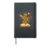 Silent Bookstorm Word Whirlwind Hardcover Journal, Black