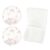 Silicone Applicator Puff Clear Foundation Silicone Makeup Contour Puff With