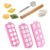 Silicone Ravioli Maker Set, 6 Piece Dumpling Press with Rolling Pin