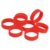 Silicone Rubber Bands 200Pcs Silicone Rubber Bands Rings Cable Ties Strong Elastic Non-Slip Cord Wraps Multicolor