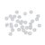 Silicone Rubber Stopper for Jewelry Clip Spacer Charm Beads Necklace Bracelets Spacer Charm Beads
