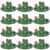 Silipull 12 Piece 3D Frog Puzzle for Kids Wooden Cute Animal Jigsaw Puzzle Stem Educational Building Toy Frog Party Favors Model Brain Development Montessori Toy 4 x 4 Inch