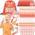 Silipull Bug Catching Kit for Kid Outdoor Explorer Kit Include Catching Scissor Tong Tweezer Clamp Bug Cage Whistle Insect Net Drawstring Bag for Boy Girl Educational Adventure Hunting(Orange,96 Pcs)
