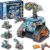 Sillbird Robot Building Kit with Remote Control STEM Gifts for Kids Age 8-12, Coding Robotics Toy Set for Boys’ Birthday, Buildable 5-in-1 Models with 473 Pieces