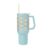 Silver Buffalo Pokemon Flower Cafe Eevee 30oz Stainless Steel Tumbler with Handle and Straw