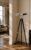 Silver Chrome Floor Standing Telescope with Black Leather Body & Black Tripod – Nautical Nickel Finish Spyglass Royal Antique Decorative Telescope for Living Room, Executive Office & Home Decor