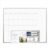 Silver Framed 16″×20″ Magnetic Dry Erase Monthly Calendar Reusable Whiteboard