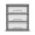 Silver Plastic Household Wide Storage Cart, 3‑Drawer Organization Tower for Home Use
