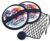 Simba Neoprene Ball Game – Throwing and Catching Game with 2 Soft Ball Hand Catchers (18 cm), 1 Ball (4.7 cm) & Carry Bag, Outdoor Toy for Indoor & Outdoor, Ages 3+