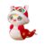 Simhoa Snake Plush Toy Plush Doll 20cm Cute Decorative Soft Lunar New Year Decor Stuffed Animal for Birthday Gift Bedroom Cabinet