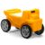 Simplay3 Rugged Rider Dump Truck Ride-on for Kids Ages 1.5–5, Yellow
