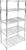 Simple Deluxe Heavy Duty 5-Tier Shelving Unit, 13.98”D x 35.83”W x 61.02”H Storage Shelving with 1250 lbs Capacity, Chrome