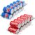 Simple Houseware Mini Soda Can Organizer Dispenser Fridge/Pantry, Set of 2