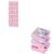 Simple Houseware Pink Fabric Closet Organizer