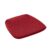 Simple Linen Horseshoe Dining Chair Cushion, Non-Slip Chair Pads with Ties, Thickened Warm Seat Cushion, Removable & Washable Kitchen Office Chair Mat, 16.5×16 Inch Black Red 2pcs 45x42cm/18×16.5inch