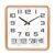 Simple Modern Square Multifunction Wall Clock with Temperature and Humidity Calendar Modern Wall Clock Decorative Clock (Colour: Brown) (Gold)