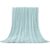 Simple Vertical Stripes Flannel Blanket for Bed, Summer Coastal Lines Style Blue Green Soft Cozy Warm Couch Throw Blanket, Lightweight Fluffy Plush Bedding Blankets for Sofa Decor All Season 50″x60″