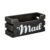 Simple Wooden Mail Sorter, Black, Desktop Organizer,