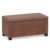 SIMPLIHOME Dover 36″ Wide Vegan Leather Storage Ottoman in Brown
