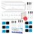 Simply Magic 12-Pack Double-Sided Dry Erase Number Line White Boards 4″x12″
