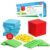 Simply magic 131 PCS Foam Base Ten Blocks for Math – Place Value Blocks, Base 10 Math Manipulatives K-3, Math Counters, Number Blocks, Math Cubes, Counting Blocks – Kindergarten 1st 2nd 3rd Grade