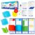 Simply magic 140+1 PCS Colorful Base Ten Blocks & Activities Set – Base Ten Blocks Classroom Set, Base 10 Math Manipulatives, Place Value Blocks Mat, Ones Tens Hundreds Blocks, Math Counters Cubes
