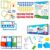 Simply Magic 84 PCS Magnetic Number Bonds & Magnetic Ten Frames Set & 141 PCS Base Ten Blocks for Math