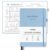 SIMSIMY Reading Journal with 104 Book Reviews, Book Journal for Books Lovers & Readers – Review and Track Your Reading Progress, Reading Log Notebook Gift, A5, Blue