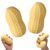 Sinbana 2pcs Peanut Squishy, Realistic TPR & Flour Fidget Squeeze Toys